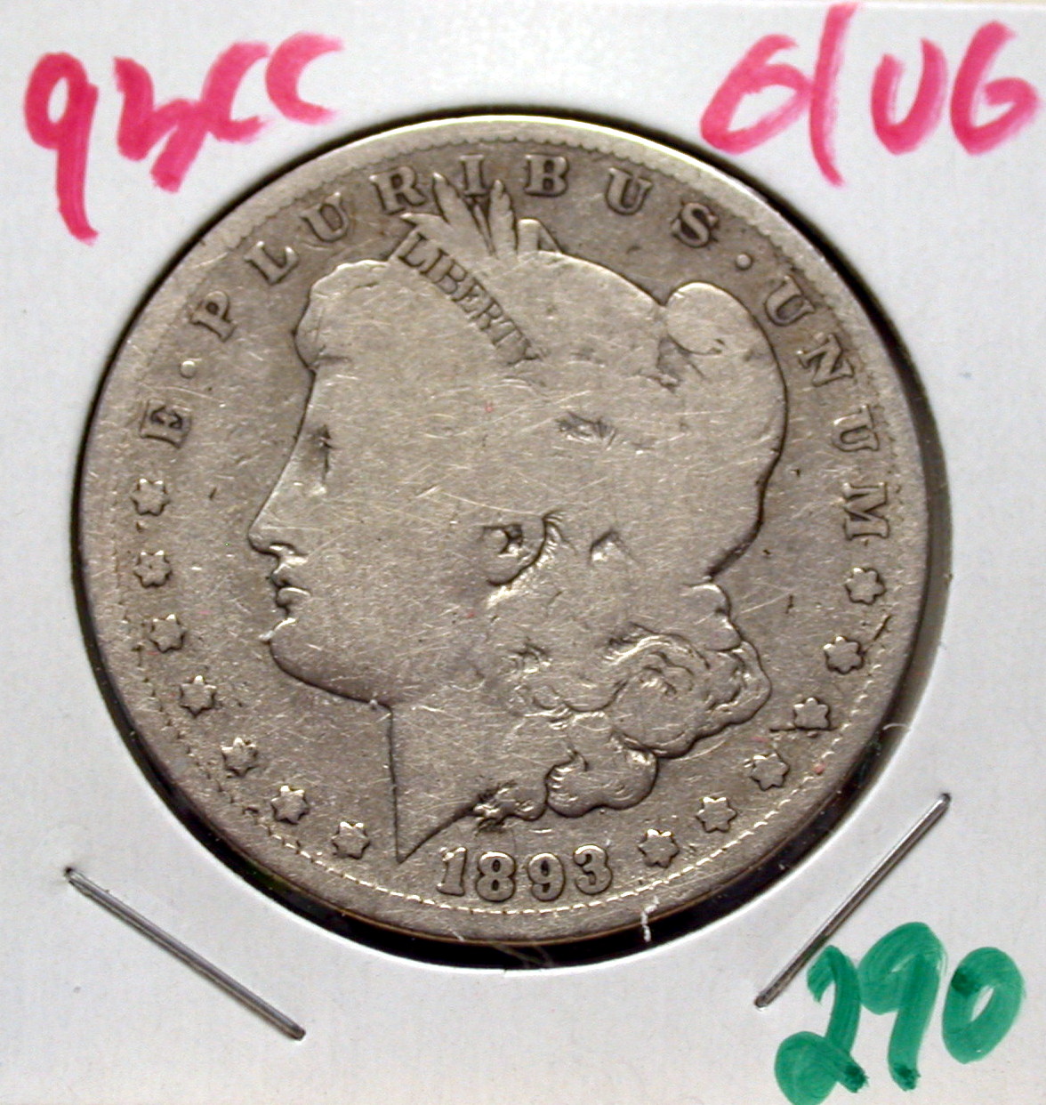1893 CC Morgan Dollar in G/VG! - Click Image to Close
